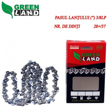 Lanț pentru Motoferestrău GLP 28+/57 3/8LP Green Land