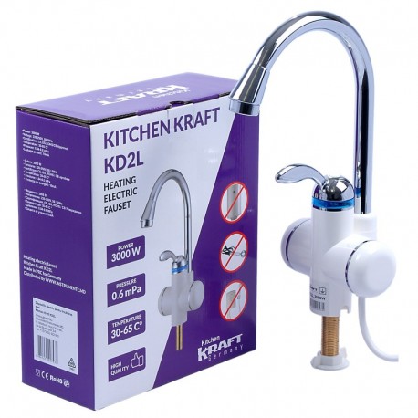 Кран электрический 3Kw Kitchen Kraft KD2L