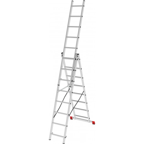 Лестница Трехсекционная Новоя высота (3*8tr)