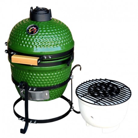 Cuptor cu grătar de ceramică Kamado 13'' Grill Green